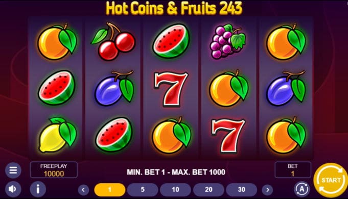 Hot Coins & Fruits 243